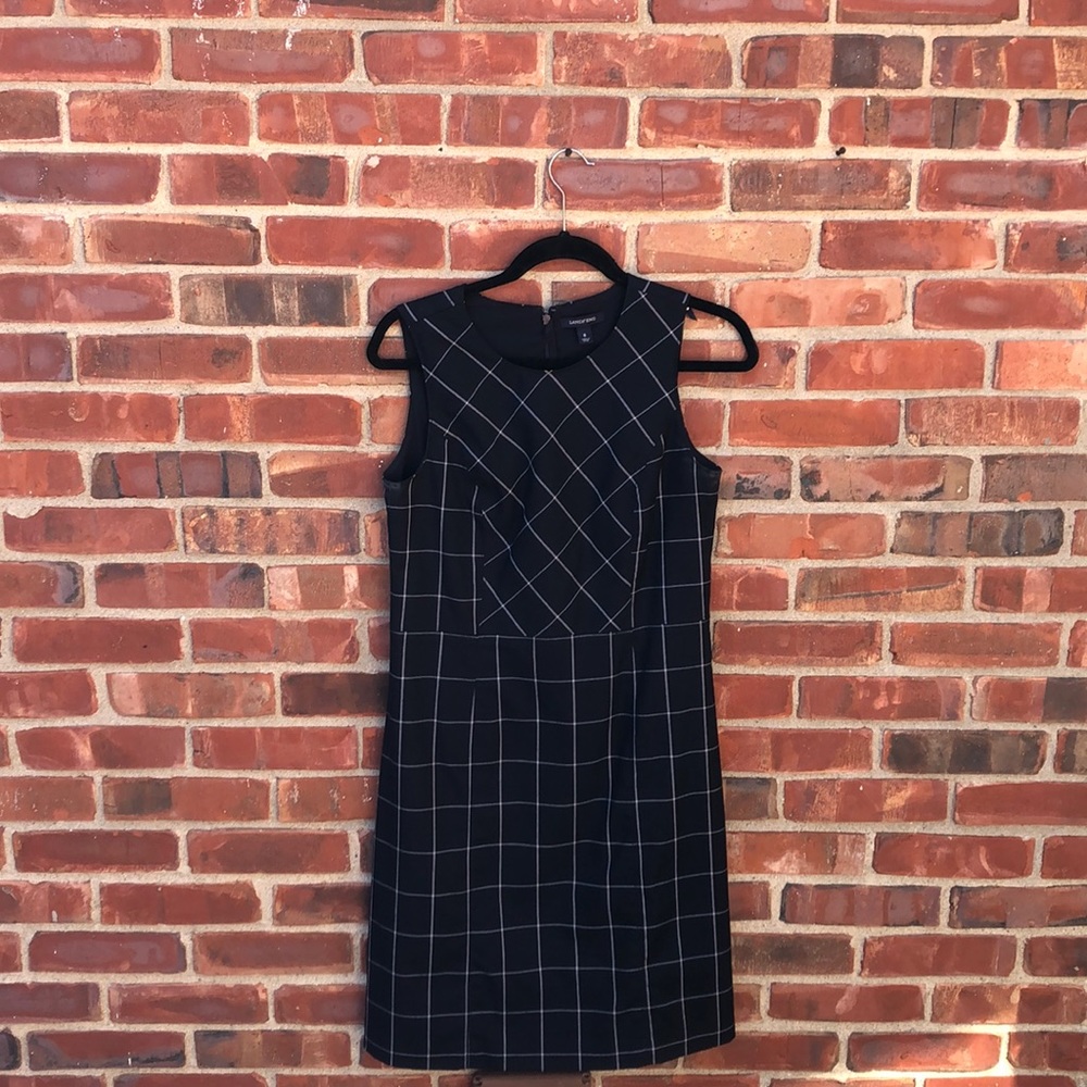 lands end navy dress